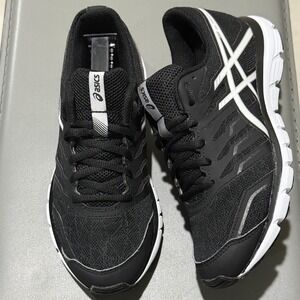 Asics Gel-Zaraca 4 Women's Running Shoes Black White T5K8N Size 6